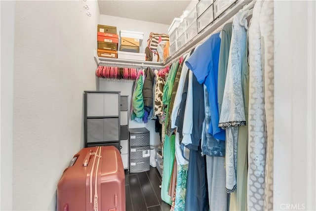 534 E Hazel St Unit 5, Inglewood, CA 90302 - walk in closet featuring wood finished floors