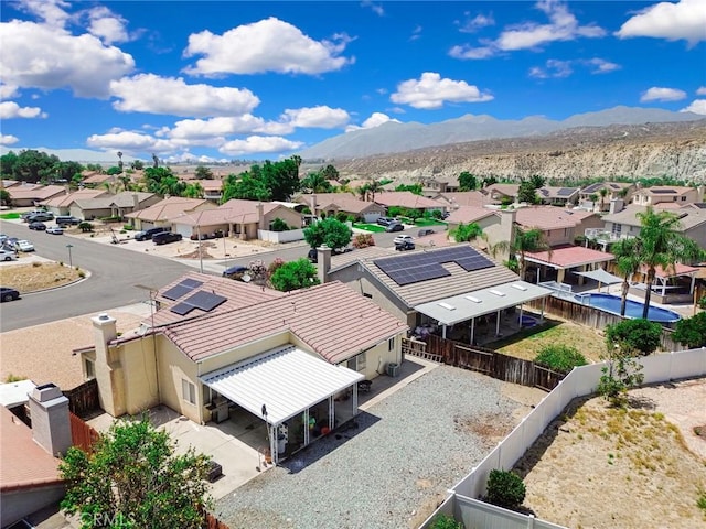 24880 Balestrieri Rd, Hemet, CA 92544 - aerial perspective of suburban area featuring a mountain backdrop