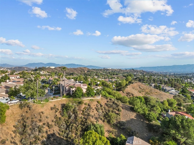 22440 Skylake Pl, Saugus, CA 91390 - aerial view of residential area featuring a mountainous background