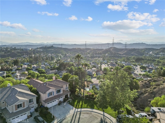22440 Skylake Pl, Saugus, CA 91390 - aerial view of residential area with mountains
