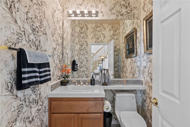 22440 Skylake Pl, Saugus, CA 91390 - bathroom featuring vanity and toilet