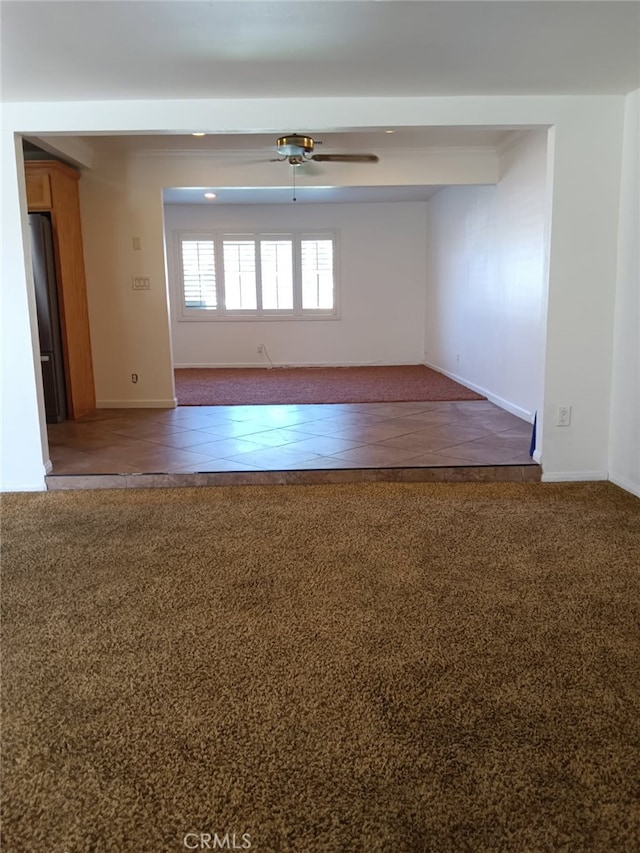 16614 Samgerry Dr, La Puente, CA 91744 - unfurnished room featuring a ceiling fan and tile patterned floors