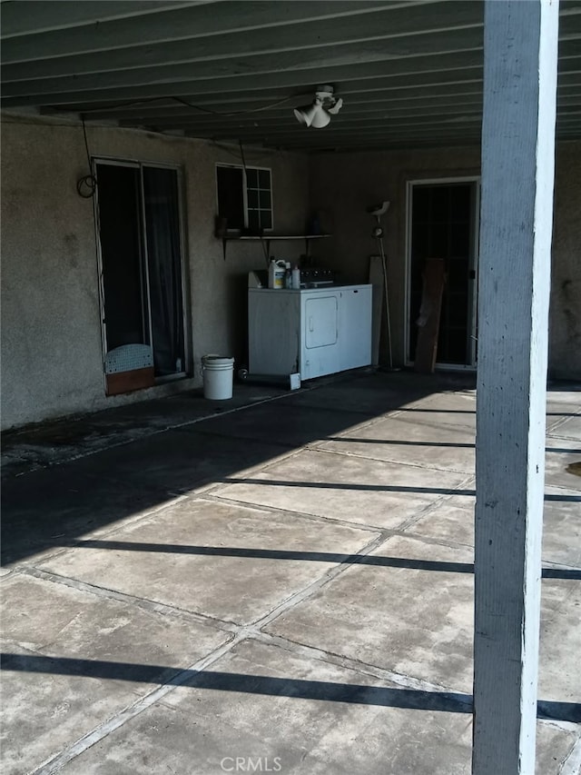 16614 Samgerry Dr, La Puente, CA 91744 - view of patio / terrace with separate washer and dryer and an attached carport