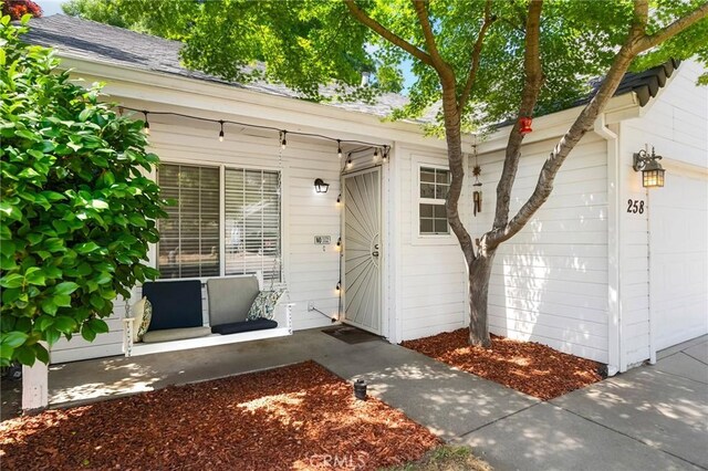 258 Vail Dr, Chico, CA 95973 - entrance to property with an attached garage
