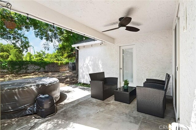 258 Vail Dr, Chico, CA 95973 - view of patio with a ceiling fan