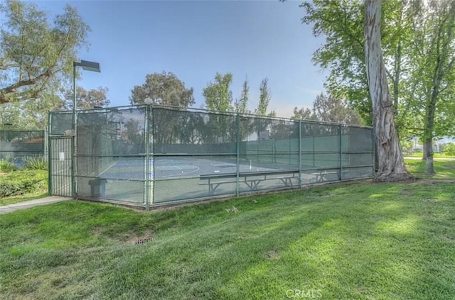 23878 Bouquet Canyon Pl, Moreno Valley, CA 92557 - view of tennis court featuring community basketball court