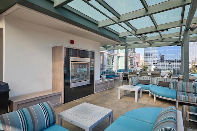 325 7th Unit 1501, San Diego, CA 92101 - sunroom / solarium with a city view