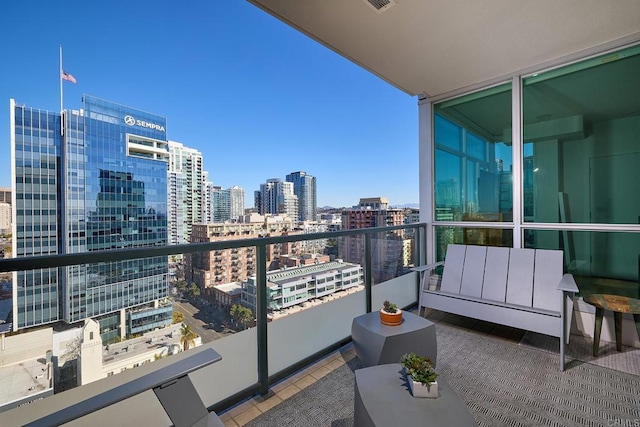 325 7th Unit 1501, San Diego, CA 92101 - balcony with a view of city