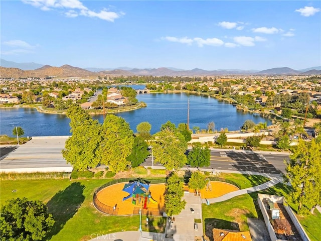 30470 Bayport Ln, Menifee, CA 92584 - aerial view of residential area with a water and mountain view