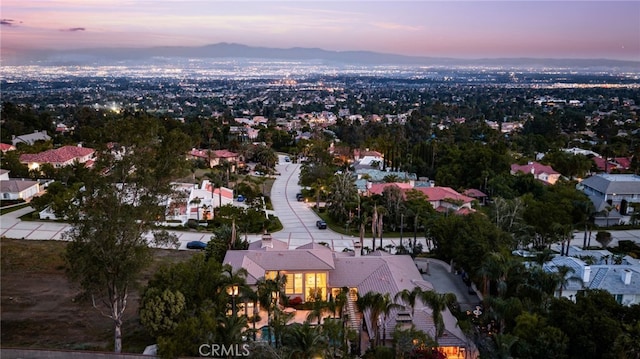 8790 King Ranch Rd, Rancho Cucamonga, CA 91701 - aerial view at dusk