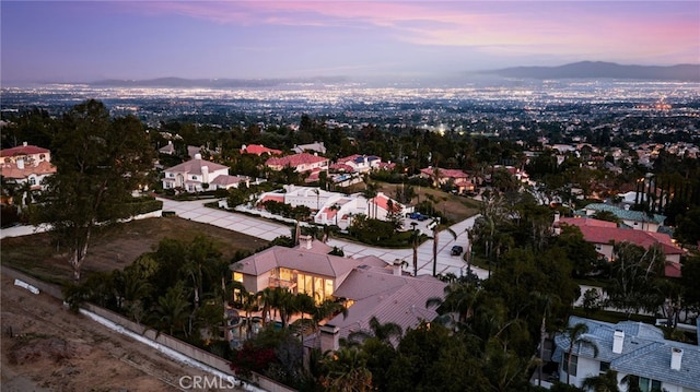 8790 King Ranch Rd, Rancho Cucamonga, CA 91701 - aerial view at dusk