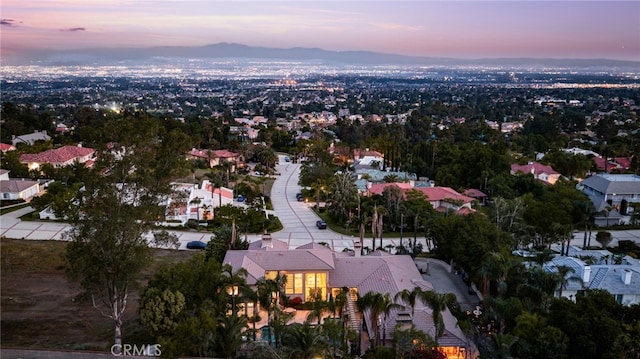 8790 King Ranch Rd, Rancho Cucamonga, CA 91701 - aerial view at dusk