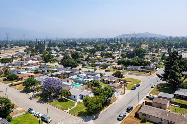 5402 N Fairvalley Ave, Covina, CA 91722 - aerial perspective of suburban area with mountains