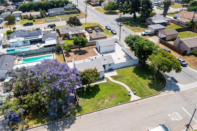 5402 N Fairvalley Ave, Covina, CA 91722 - aerial view of residential area with a pool area