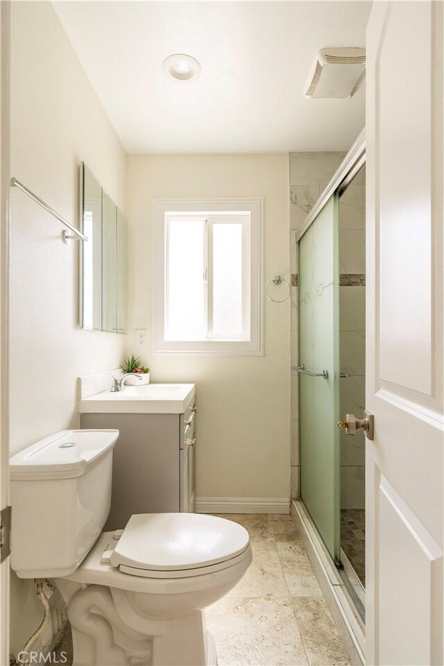 5402 N Fairvalley Ave, Covina, CA 91722 - full bathroom with vanity and a shower stall
