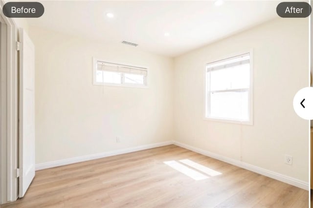 5402 N Fairvalley Ave, Covina, CA 91722 - unfurnished bedroom featuring light wood-type flooring and recessed lighting