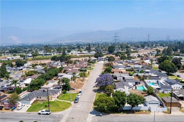 5402 N Fairvalley Ave, Covina, CA 91722 - aerial view of residential area with mountains
