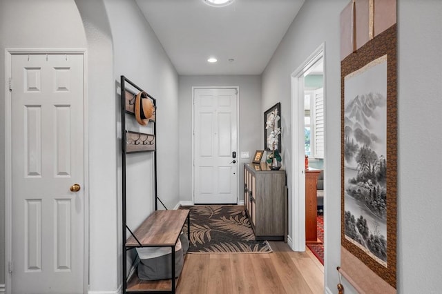1139 Prussian, Oceanside, CA 92057 - corridor with light wood-style flooring and recessed lighting