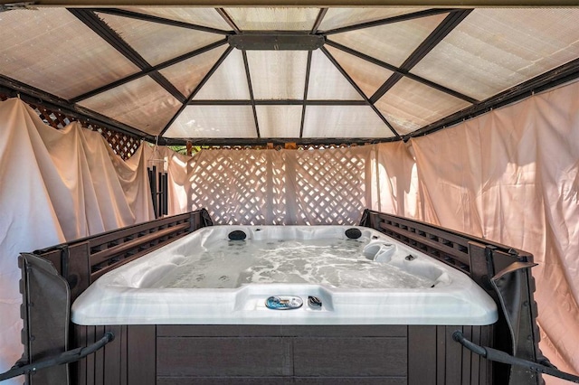 1139 Prussian, Oceanside, CA 92057 - view of patio / terrace featuring a gazebo and a hot tub
