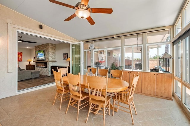 1139 Prussian, Oceanside, CA 92057 - sunroom featuring vaulted ceiling and tile patterned floors