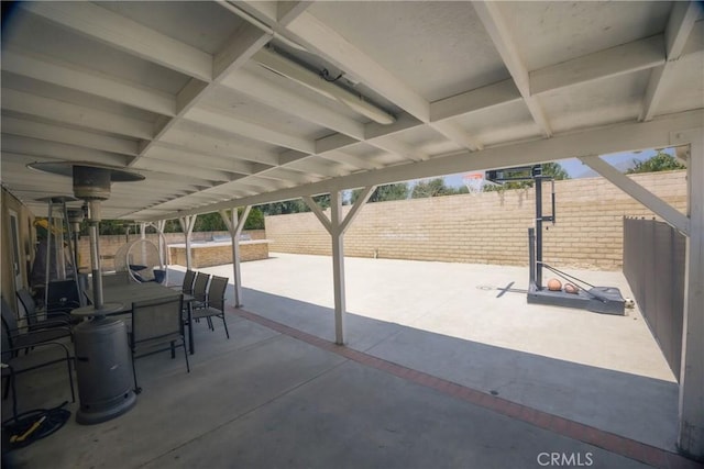 136541/2 Dronfield Ave, Sylmar, CA 91342 - fenced backyard with a patio