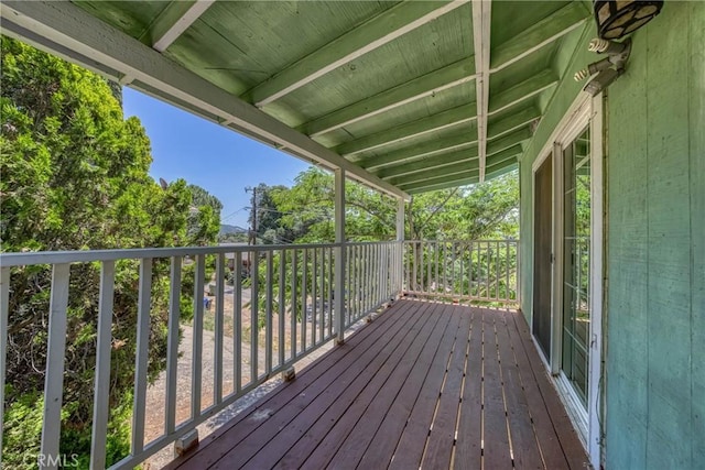 12410 Lakeview Dr, Clearlake Oaks, CA 95423 - view of wooden deck