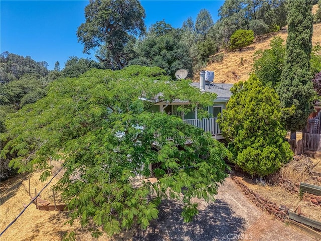 12410 Lakeview Dr, Clearlake Oaks, CA 95423 - view from above of property