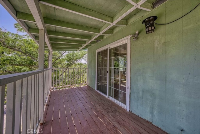 12410 Lakeview Dr, Clearlake Oaks, CA 95423 - view of wooden deck