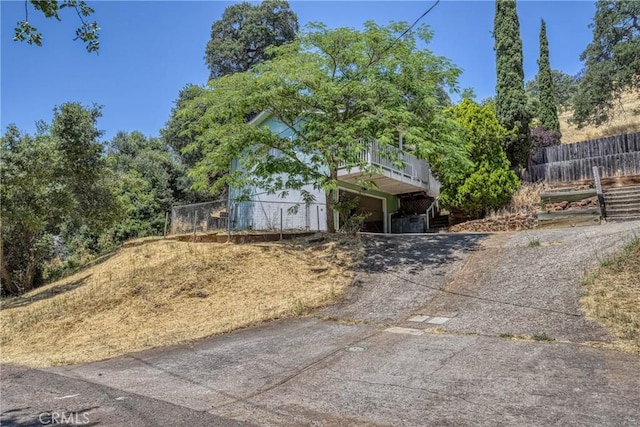12410 Lakeview Dr, Clearlake Oaks, CA 95423 - view of home's exterior with driveway