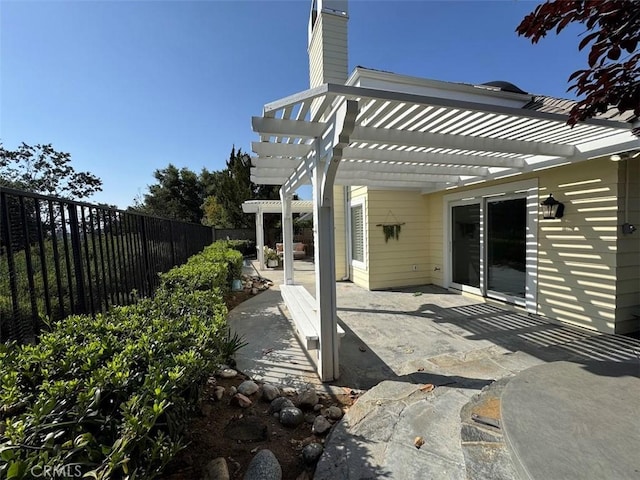 26433 Emerald Dove Dr, Valencia, CA 91355 - view of patio featuring a pergola