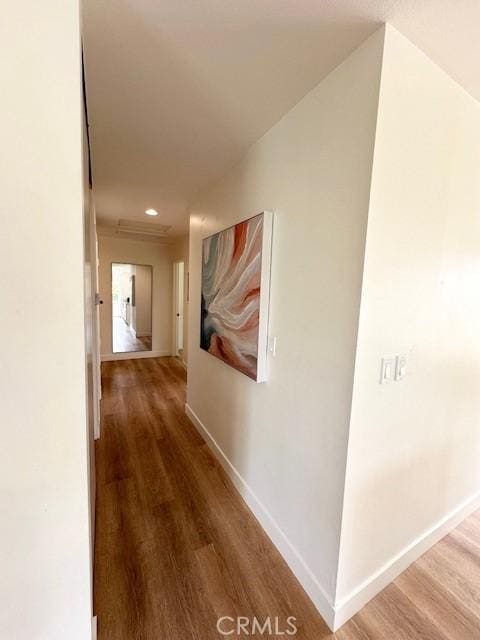 28802 El Canto Dr, Laguna Niguel, CA 92677 - hall featuring wood finished floors and recessed lighting