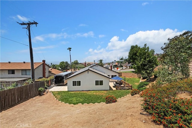 5996 Winncliff Dr, Jurupa Valley, CA 92509 - rear view of house featuring stucco siding and a patio