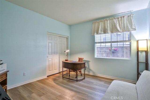 13256 Garcia Ct, Rancho Cucamonga, CA 91739 - office featuring wood finished floors and baseboards