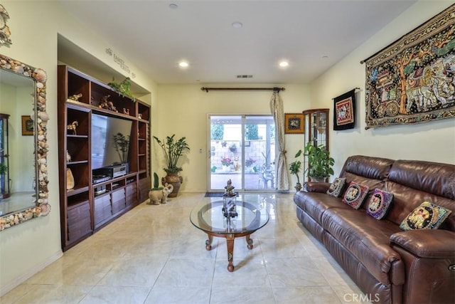 13256 Garcia Ct, Rancho Cucamonga, CA 91739 - living area with tile patterned flooring and recessed lighting