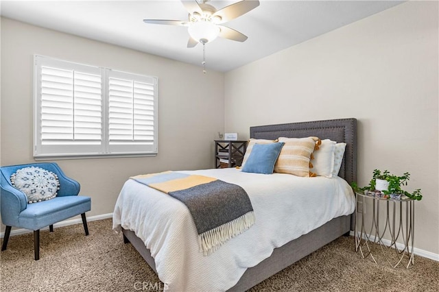 2074 Redgrove Way, Upland, CA 91784 - carpeted bedroom with baseboards and a ceiling fan