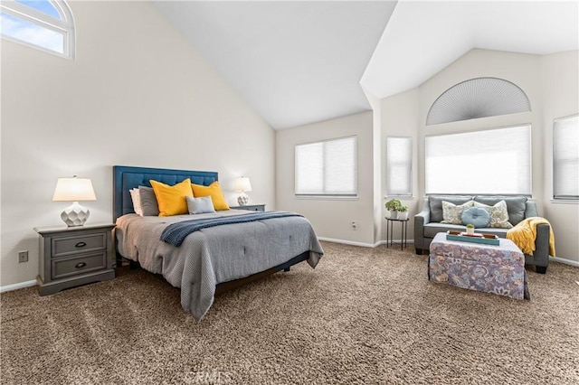 2074 Redgrove Way, Upland, CA 91784 - carpeted bedroom with high vaulted ceiling