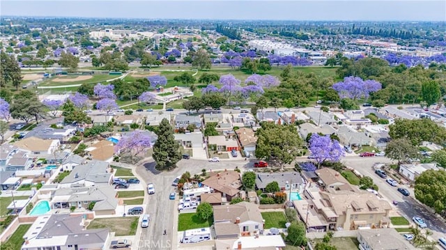 3848 Ocana Ave, Long Beach, CA 90808 - aerial overview of property's location featuring nearby suburban area