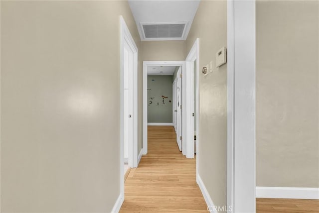 918 Dorothea Rd, La Habra Heights, CA 90631 - hallway with light wood-style flooring and baseboards