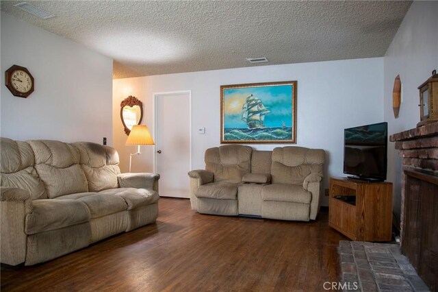 13372 Newhope St, Garden Grove, CA 92843 - living area with wood finished floors and a textured ceiling