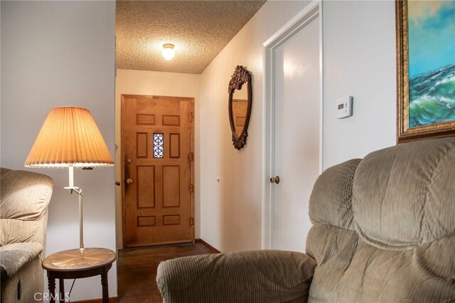 13372 Newhope St, Garden Grove, CA 92843 - foyer featuring wood finished floors and a textured ceiling