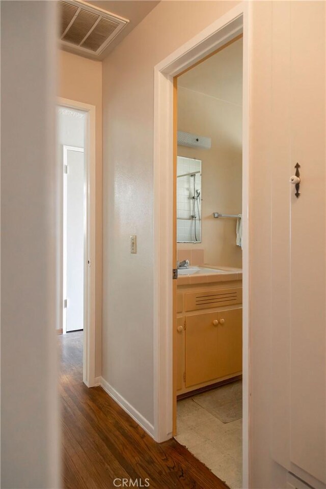 13372 Newhope St, Garden Grove, CA 92843 - hall featuring wood finished floors and baseboards