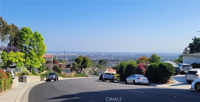 1389 Hillside St, Monterey Park, CA 91754 - view of asphalt road with curbs and a residential view