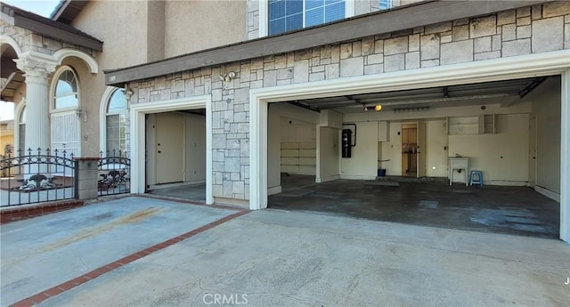 1389 Hillside St, Monterey Park, CA 91754 - garage featuring concrete driveway