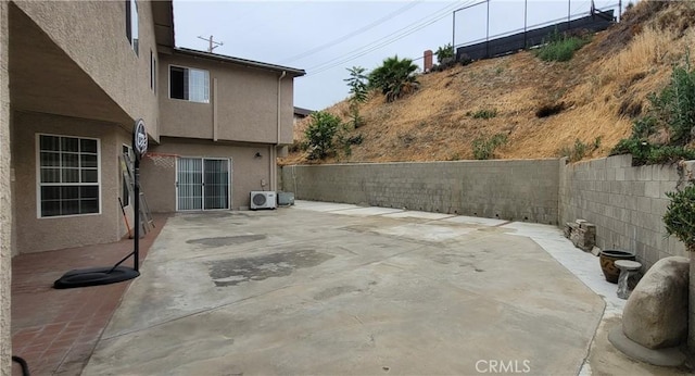 1389 Hillside St, Monterey Park, CA 91754 - fenced backyard with a patio and a cooling unit