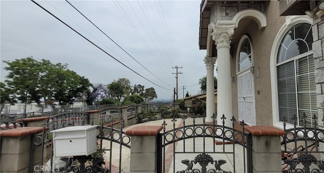 1389 Hillside St, Monterey Park, CA 91754 - view of patio / terrace featuring a gate
