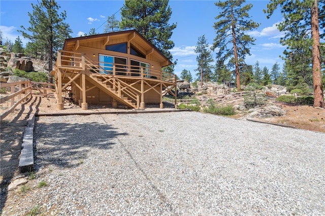 39335 Lark Rd, Big Bear Lake, CA 92315 - view of outbuilding with stairway