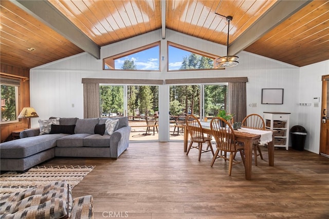 39335 Lark Rd, Big Bear Lake, CA 92315 - living room with wood ceiling and wood finished floors