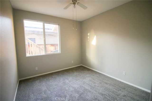29113 Peppergrass Ave, Menifee, CA 92584 - carpeted spare room featuring a ceiling fan and baseboards