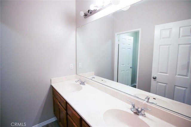 29113 Peppergrass Ave, Menifee, CA 92584 - full bath with double vanity and baseboards
