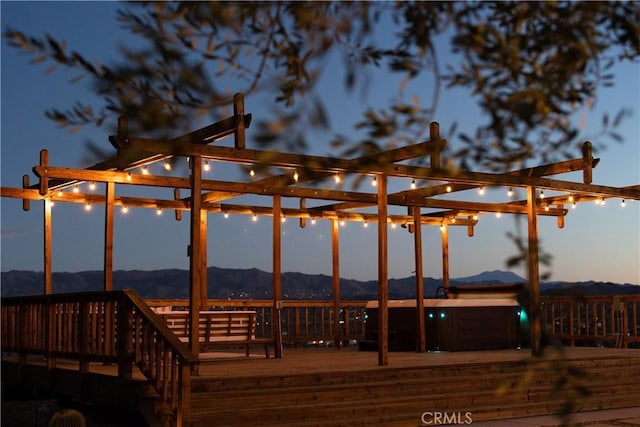 63326 Sunny Sands Dr, Joshua Tree, CA 92252 - deck with a mountain view